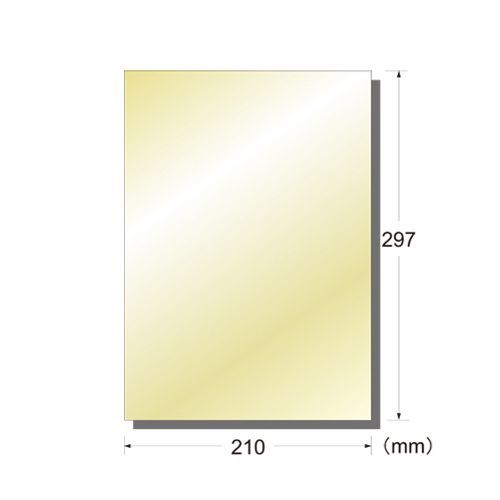 IJ用ゴールドツヤ消しラベルノーカット