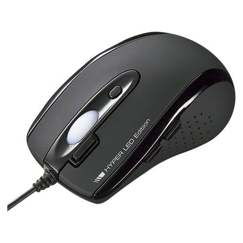 HYPERLEDマウス ブラック MA-125HBK 1
