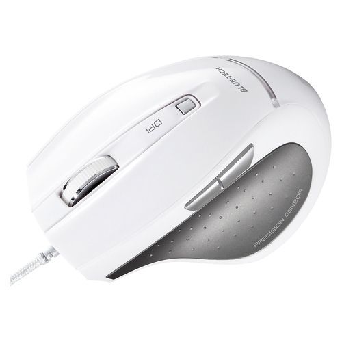 ブルーテック有線マウス ホワイト MA-118HW 1