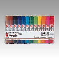 マジックインキ マジェスター 12色セット 黒,赤,青,緑,黄,空,橙,桃,茶,紫,黄緑,黄土 MMJ50C-12 1