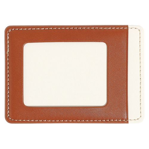 ノータム改札エラー防止パス入れ ブラウン UNH-101#12 1