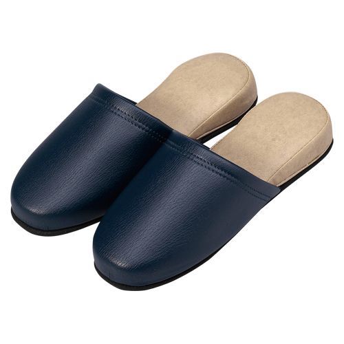 抗菌レザー調スリッパ セルリアンブルー 10800077 1