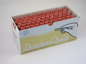 ダストレスチョーク72本入 茶 DCC-72-BR 1