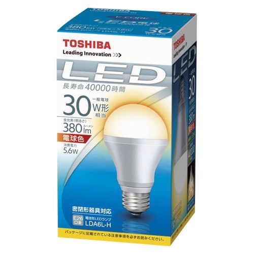 LED電球(6.2W)電球色 LDA6L/4 1