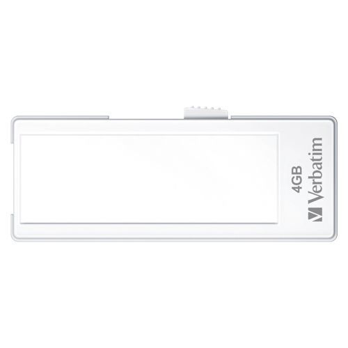 インデックスラベル付USBフラッシュメモ 白 USBF4GVW1 1