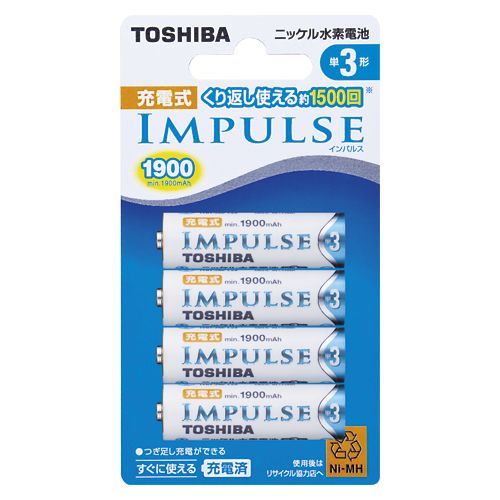 充電式インパルス単3形4本 TNH-3M 4P 1
