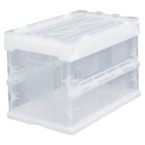 ハード折りたたみコンテナフタ一体型20L