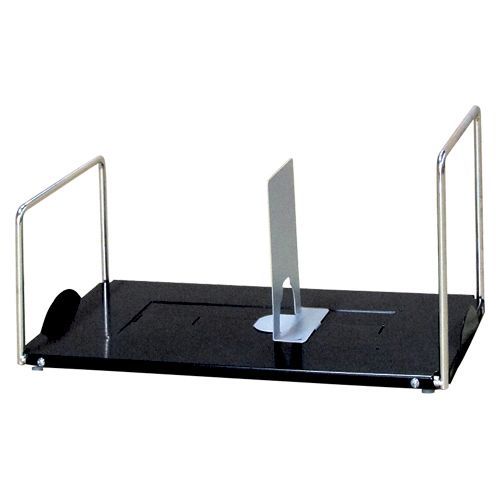 段違いブックスタンドS型 ダークグレー/ライトグレー BS470 1