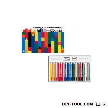 クーピーペンシル24色(缶入り) FY24 1