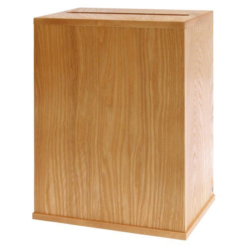 入札箱大木製(MDF)生地塗鍵付 M-507 1
