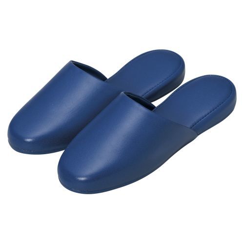 高周波レザースリッパ10足組 ブルー 5701-10 1