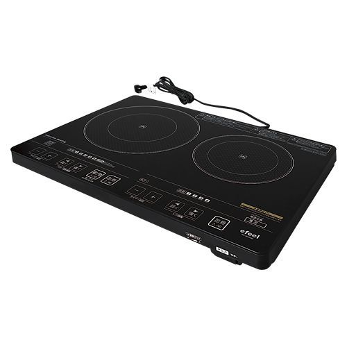 2口IHクッキングヒーター EIH1470V-B 1