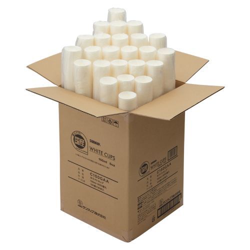 ホワイトカップ3000個入 C150GAA 1