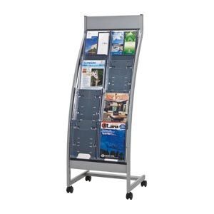 パンフレットスタンド(R型前面表示タイプ