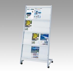 パンフレットスタンドアクリル4段タイプ