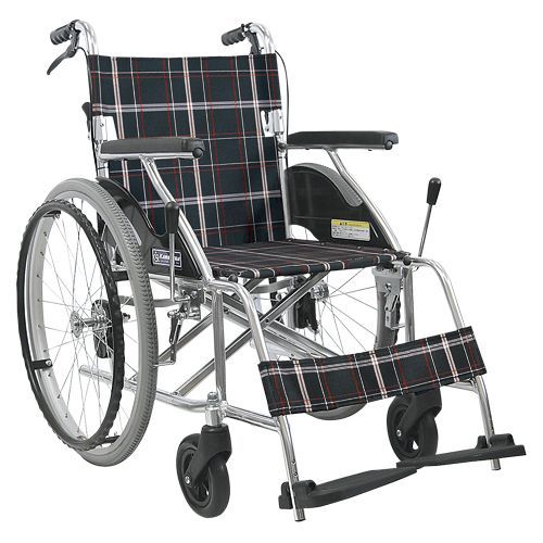 アルミ標準型介助用車いす