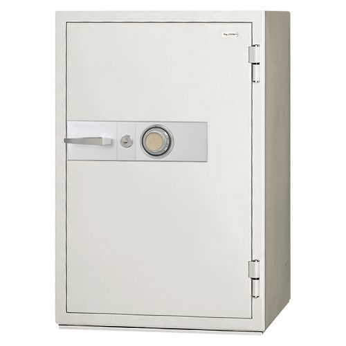 百万変換ダイヤル式耐火金庫 オフホワイト KCJ52-2D 1