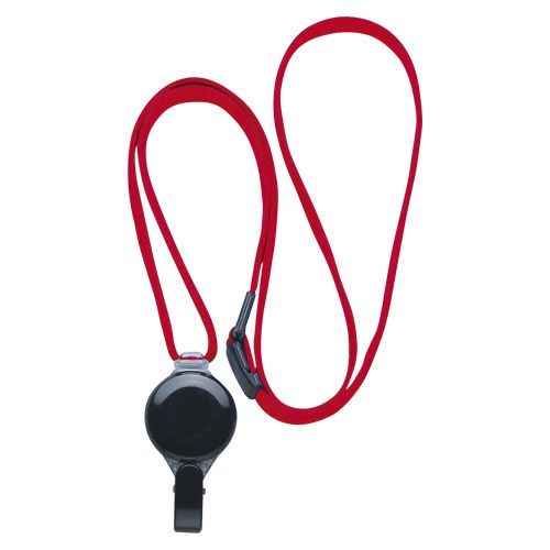 リール式吊下げひも回転クリップ付バラ 赤 NF-967-R 1