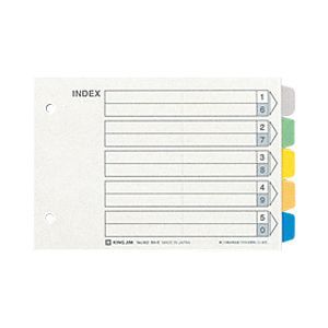 カラーインデックス ヨコ型(10組入)