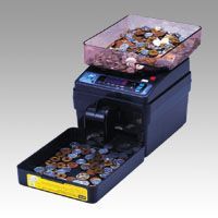 コインカウンター電動式 ブラック SCC-20 1