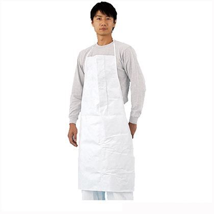 デュポン(TM)タイベック(R)製ビブエプロン10枚入り