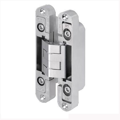 建具用木口隠し丁番 ニッケル 095926 1セット