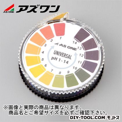 pH試験紙 pH測定領域:0.0~14.0(ロールタイプ) 7mm×5m 1-1254-01 1巻