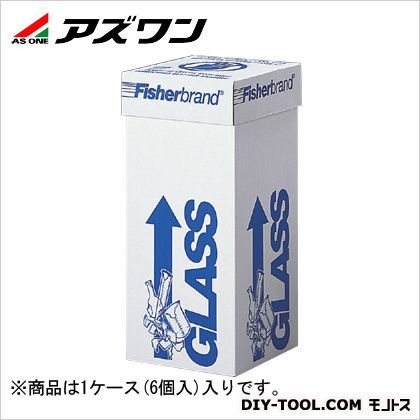 ガラスディスポボックス 310×310×700mm 7-1025-01 6個