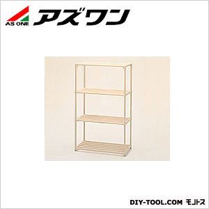 ポールシェルフ 4段 間口900mm 高さ1800×奥行450mm 3-296-01 1個