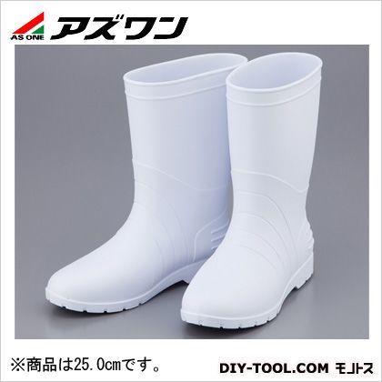 サニフィット耐油長靴軽量男性用 白 25.0cm 2-3802-01 1