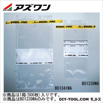 サンプリングバッグ 75×185mm120ml 2-6371-01 500枚