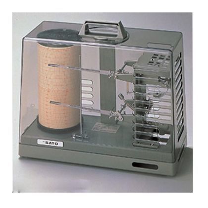 温湿度記録計NSII-S(手巻式) 1-1014-02 1