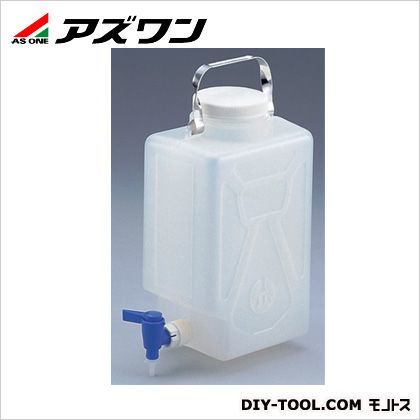 ナルゲン活栓付角型瓶 5/20ガロン 320×229×399mm 5-056-02 1個