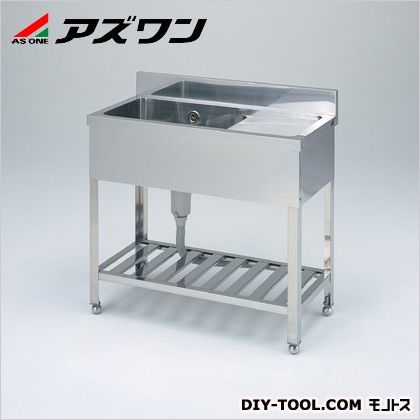流し台(一槽水切付) 900×450×800mm 1-6634-01 1個