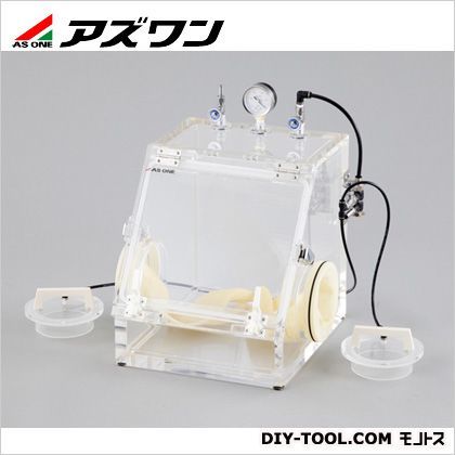 アクリル真空グローブボックス 420×440×450mm 3-471-02 1