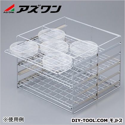 フラットシャーレホルダー 250×240×190mm 1-1981-01 1