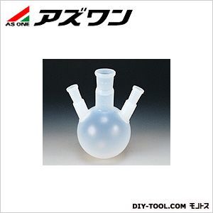 PFA丸底フラスコ 三ツ口 500ml 1-6665-02 1個