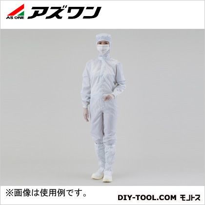 アズピュアCRウェア(フード一体・センターファスナー型) 青 2L 1-3936-13 1