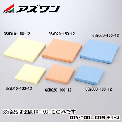 防振パッド 黄 100×100×12.5mm 1-5972-01 1