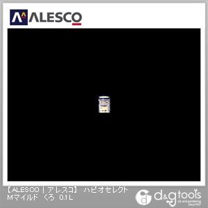 ハピオセレクトMマイルド水性シリコン多用途塗料 くろ 0.1L 1