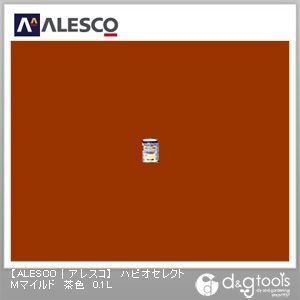 ハピオセレクトMマイルド水性シリコン多用途塗料 茶色 0.1L 1