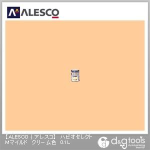 ハピオセレクトMマイルド水性シリコン多用途塗料 クリーム色 0.1L 1