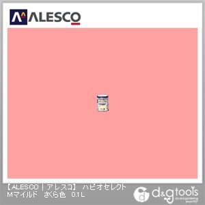 ハピオセレクトMマイルド水性シリコン多用途塗料 さくら色 0.1L 1