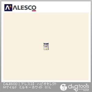 ハピオセレクトMマイルド水性シリコン多用途塗料 ミルキーホワイト 0.1L 1