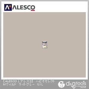 ハピオセレクトMマイルド水性シリコン多用途塗料 ライトグレー 0.1L 1