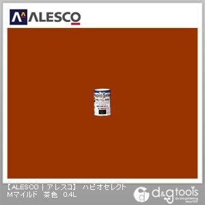 ハピオセレクトMマイルド水性シリコン多用途塗料 茶色 0.4L 1