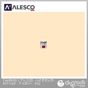 ハピオセレクトMマイルド水性シリコン多用途塗料 アイボリー 0.2L 1