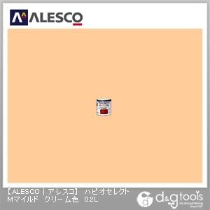 ハピオセレクトMマイルド水性シリコン多用途塗料 クリーム色 0.2L 1