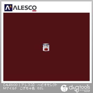 ハピオセレクトMマイルド水性シリコン多用途塗料 こげちゃ色 0.2L 1