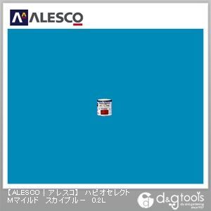 ハピオセレクトMマイルド水性シリコン多用途塗料 スカイブルー 0.2L 1